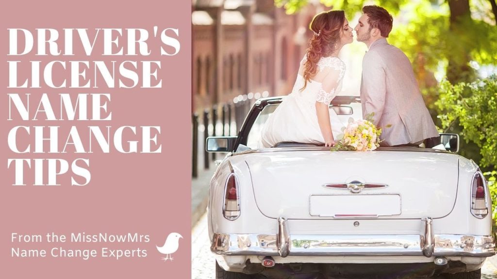 change name on driving licence