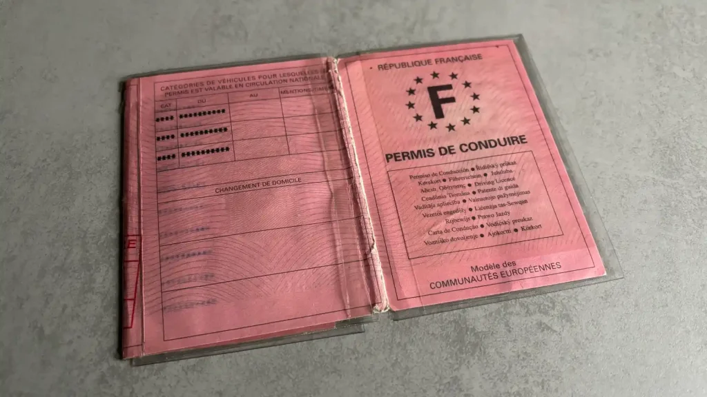what does an automatic driving licence look like