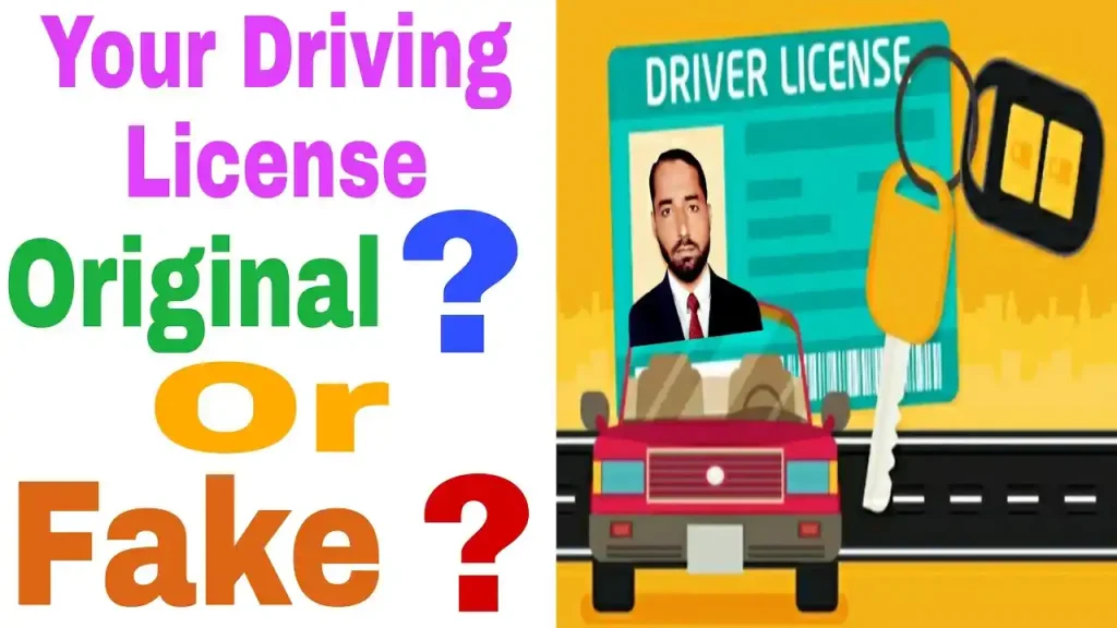 check someone's driving licence
